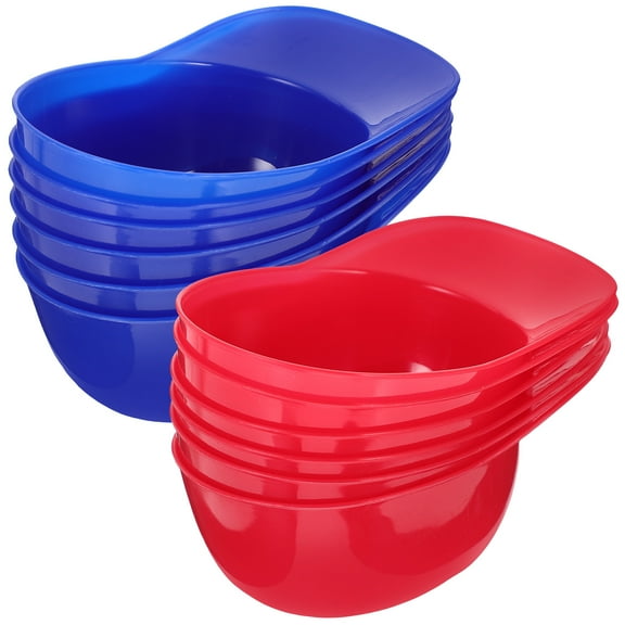 FONDOTIN 12Pcs Assorted Color Multipurpose Dessert Bowls for Ice Cream Yogurt and Pudding Storage