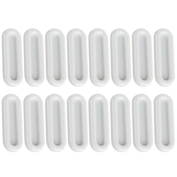 FONDOTIN 16Pcs Adhesive Handles for Cabinets Door and Window Handles in Plastic