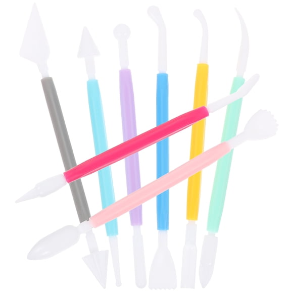 FONDOTIN Sculpture Modeling Tools Clay Tools Plastic Assorted Color 16Pcs