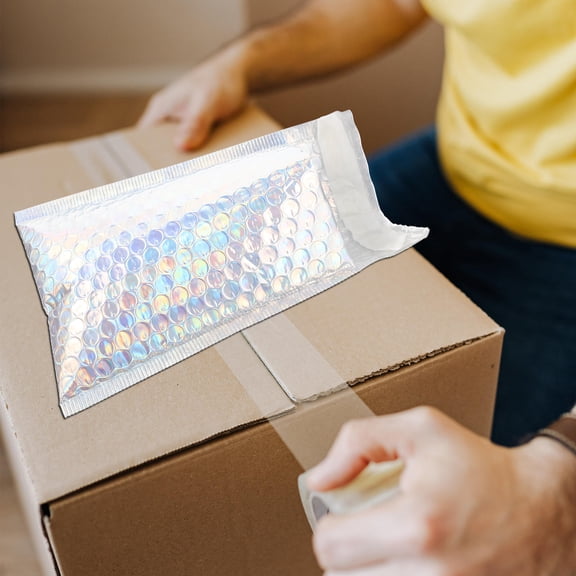 FONDOTIN 16pcs Colorful Poly Mailers Padded Packaging for Large Cellophane Bags