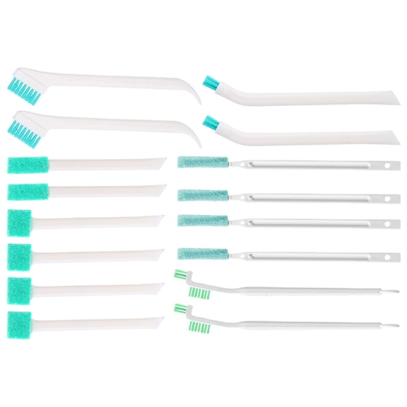 FONDOTIN 16-Piece Bottle Brush Cleaning Set for Straws, Lids, Narrow Containers, Small Areas, and Hard-to-Reach Spots