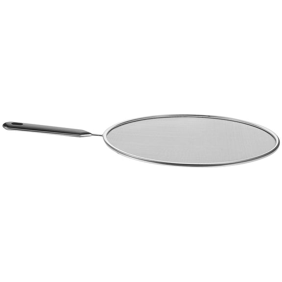 FONDOTIN Reusable Silicone Splatter Screen with Stainless Steel Frame for Cooking and Frying Safety