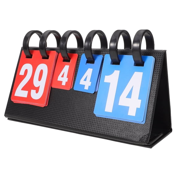 FONDOTIN 1Pack Portable PVC Scoreboard for Sports Enthusiasts with Flipper Scoring System