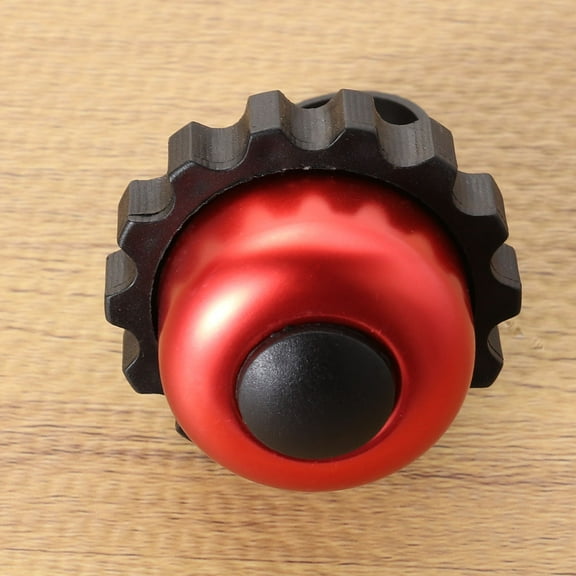 FONDOTIN 1Pack Red Dome Bike Bell for Mountain Biking with Loud Sound Aluminium Alloy Cycling Handlebar Bell