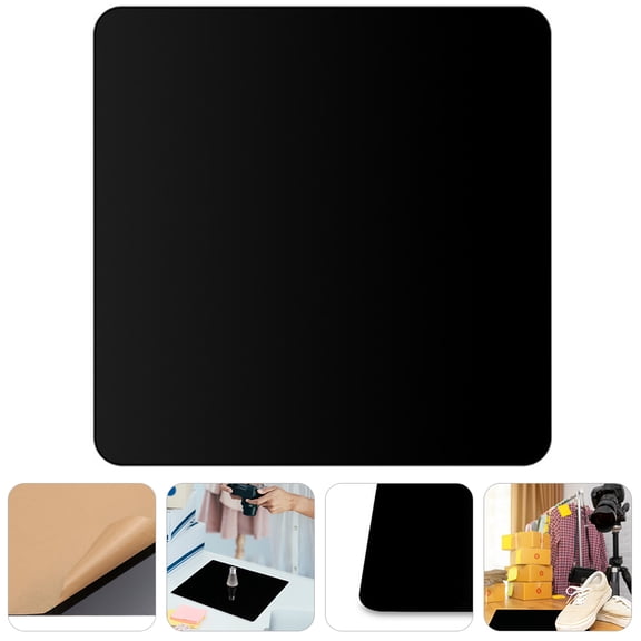 FONDOTIN 1-Pack Reflective Acrylic Photography Prop 39x39x0.2cm for Studio Use and Product Photo Backgrounds