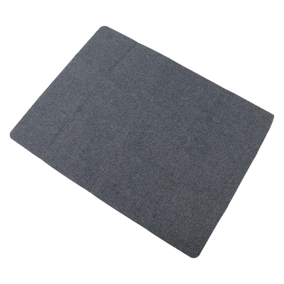 FONDOTIN Standing Desk Floor Mat Floor Mat PVC Pressure Dispersing Black 1Pcs