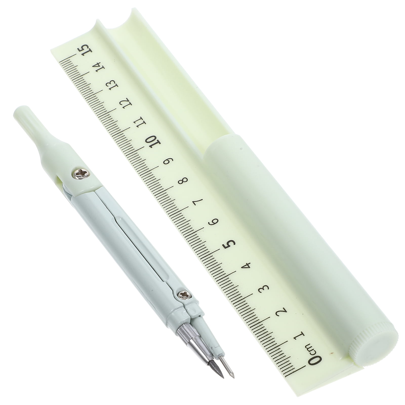 FONDOTIN 1Pack Versatile Drawing Tool Compass Pen Ruler Artists and ...