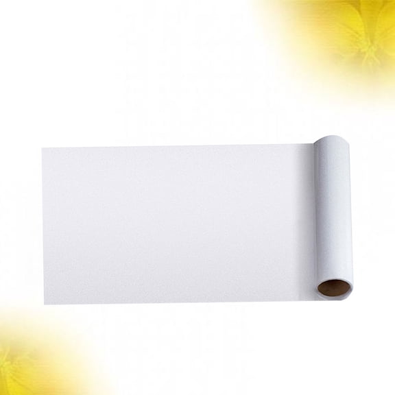FONDOTIN 1Pack Window Film Privacy for Hotel 300x60cm White PVC