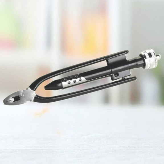 FONDOTIN 1Pack Wire Twisting Pliers Black Steel for Artisans in Artistic Wire Crafting and Industrial Use