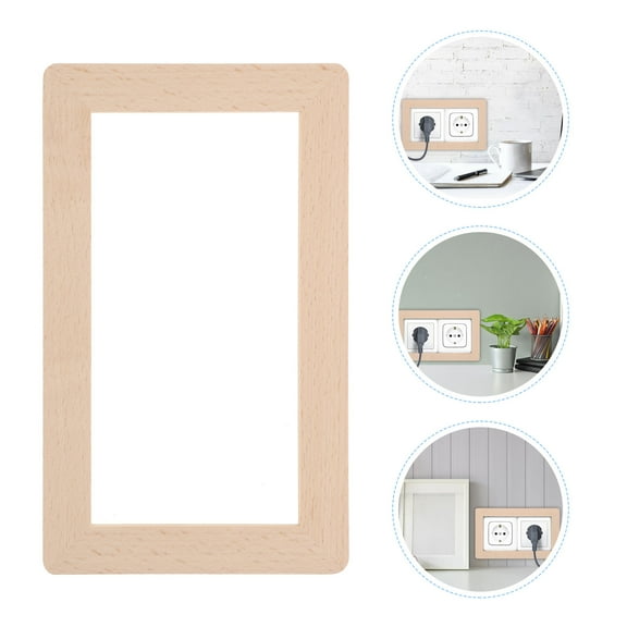 FONDOTIN 1Pack Wood Wall Cover For 8 45x5 03x0 24in
