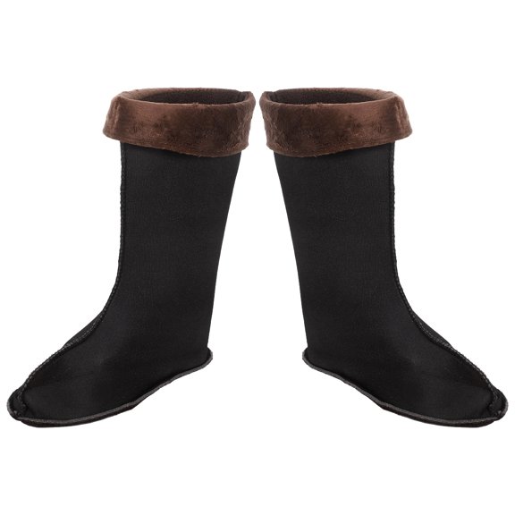 FONDOTIN 1Pair Insulated Boot Liners for Cold Weather Rain Boots with Reinforced Seam Protection
