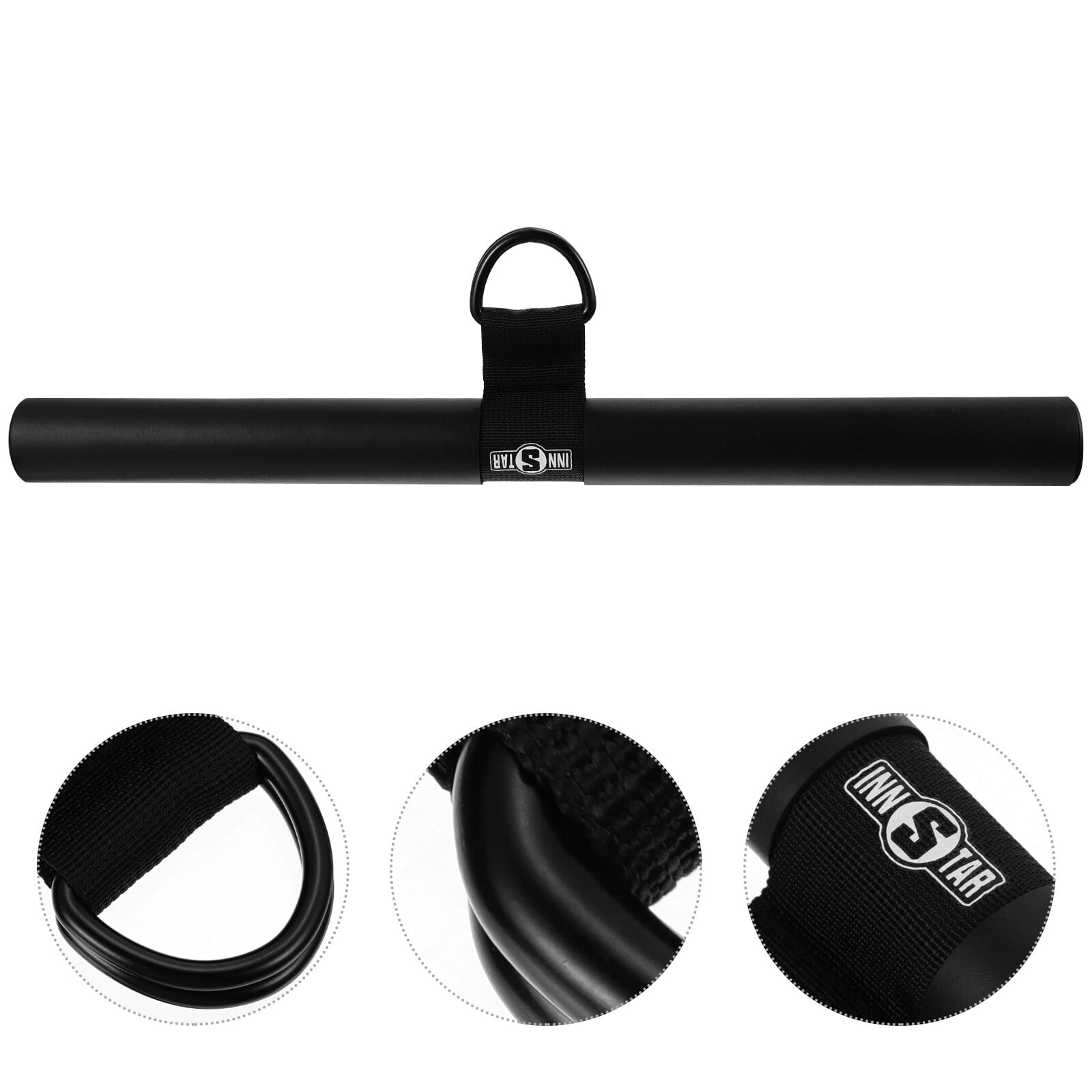 Kisangel Arch Shape Pull Bar - Bicep & Back Steel Workout Bar For Home Gym & Cable Machines