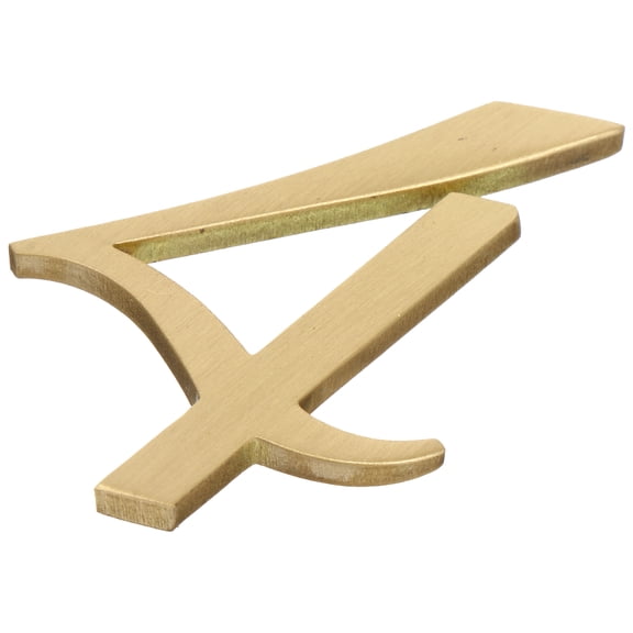 FONDOTIN 1Pc Stylish Copper Address Digit Plaque for Door Wall and Corridor Decoration