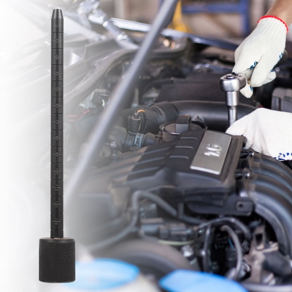 FONDOTIN 1Pc Standard Transmission Oil Pan for Measuring Oil Level in Vehicles Black