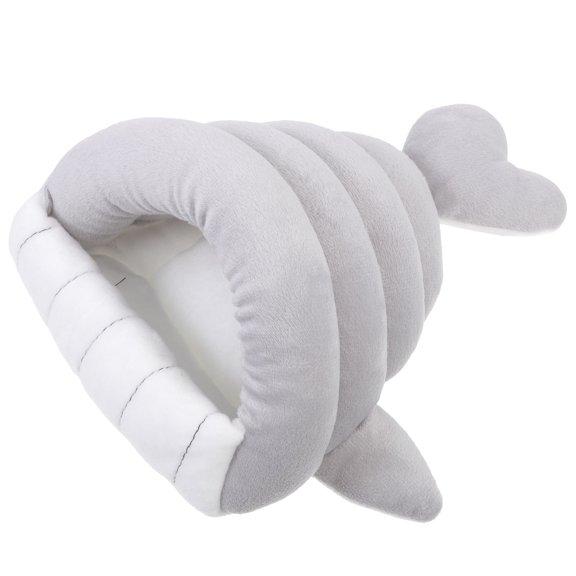FONDOTIN 1 Pc Grey Hamster , Cozy Soft Cloth Small Animal Nest Bed for Dwarf Hamsters, Gerbils, Mice, Cage Habitat