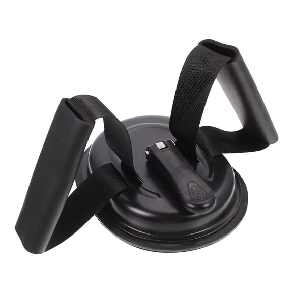 FONDOTIN Sit-Up Assistant Device Portable Black Exercise Aid for Core Strength and Fitness Training