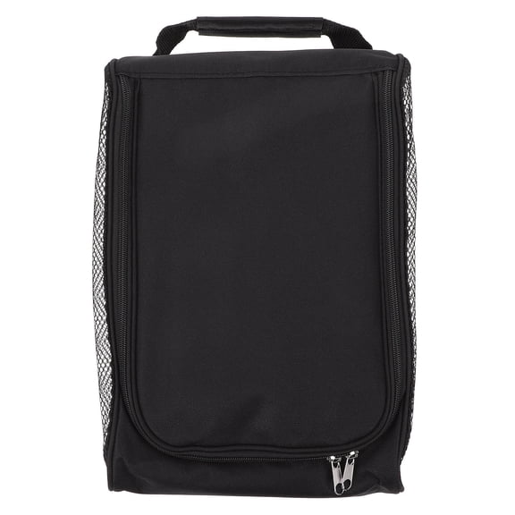 FONDOTIN Red Nylon Golf Shoe Bag, Lightweight and Breathable Travel Pouch for Sports Storage, 1 Piece