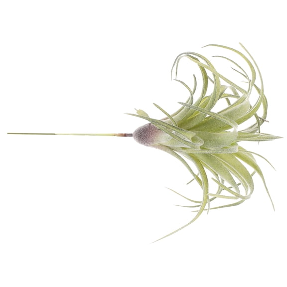 FONDOTIN 1Pc Simulated Flower Bouquet Artificial Bromeliad Green Color Wedding