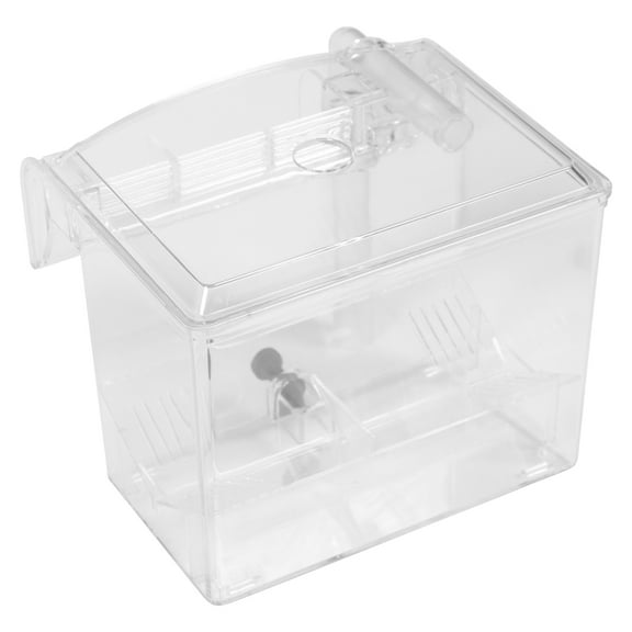 FONDOTIN 1Pc External Hanging Fish Breeding Box with Strainers for Oxygen Supply and Isolation