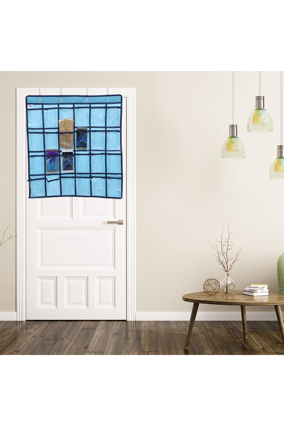 1Pcs Clear Pocket Chart for Keys and Name Tags in Dormitory