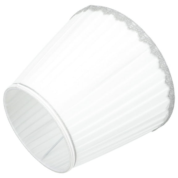 FONDOTIN Lampshade Cloth White for Homeowners Bedroom 1Pack 9.8x7.9in