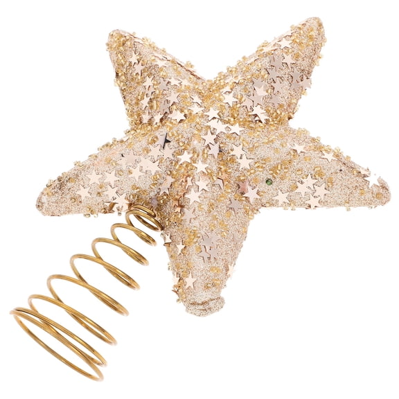 FONDOTIN 1Pcs Elegant Tree Topper Star for Small Tree Lightweight 11.8x5.7x1.7in