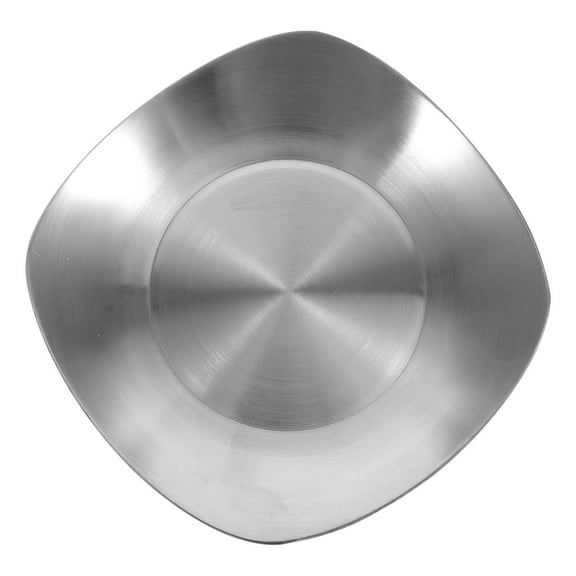 FONDOTIN 1Pcs Flat Bottom Plate for Portion Plate 4.13X3.73in
