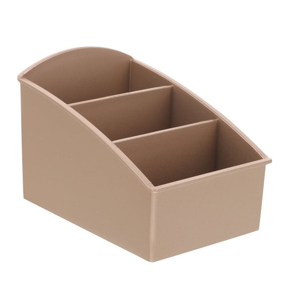 FONDOTIN 1Pcs Golden Multi-Grid Compartment Coffee Station Organizer for Counter with Plastic Easy to Clean