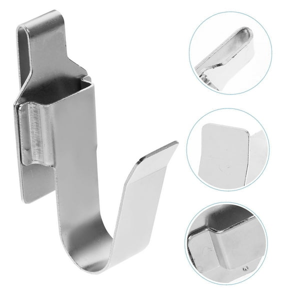 FONDOTIN 1Pcs Power Tool Holder Silver Steel Tool Holding Waterproof Men Professionals Handyman Belt Drill Holder Hook