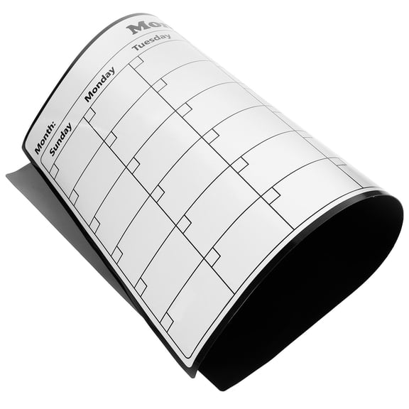FONDOTIN 1Pcs Refrigerator Dry Erase Board Calendar for Event Planning 17x12in