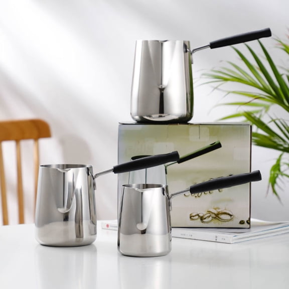 FONDOTIN 1Pcs Stainless Steel Chocolate Melter Pot for Home Users and Beverage Storage