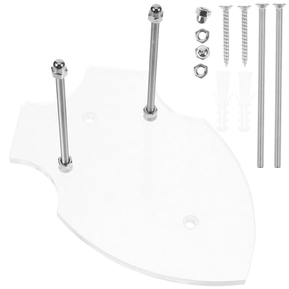 FONDOTIN Skateboard Mounted Hanger Transparent 1Pack