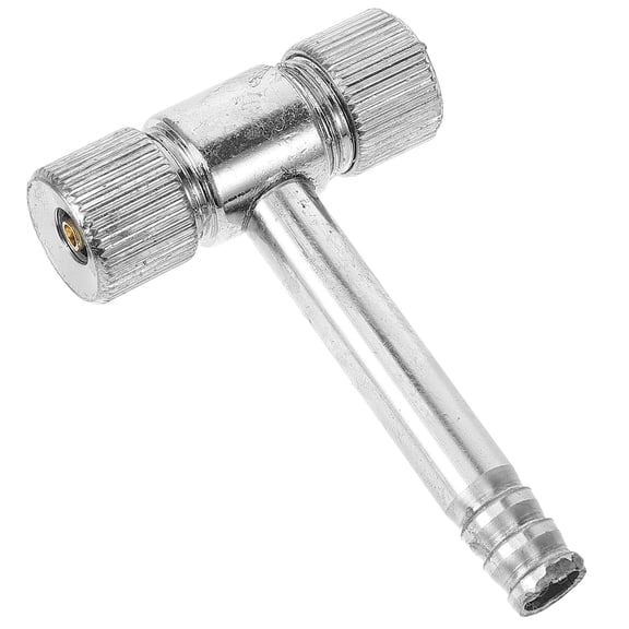 FONDOTIN 1Pcs T Shape Inflator Chuck for Emergency Situations 2.75X1.69X0.59in
