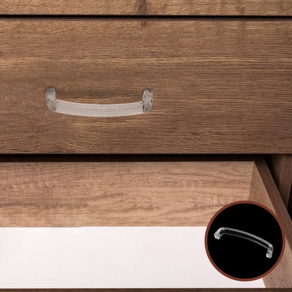 FONDOTIN Conceal Handle Concealed Kitchen Pulls Acrylic 1Set