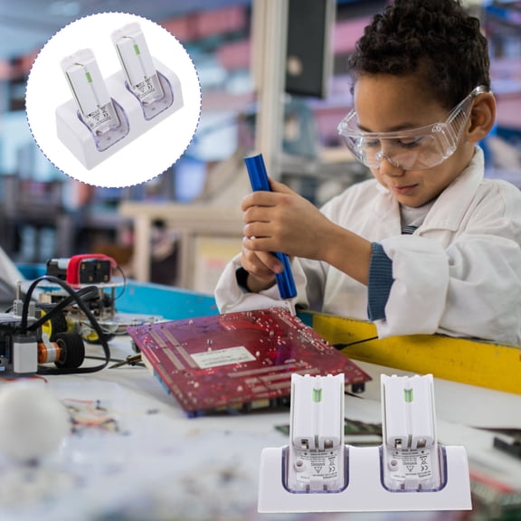 FONDOTIN VR Controllers Rechargeable Batteries and Charger White ABS 1 Set for Gaming Accessories