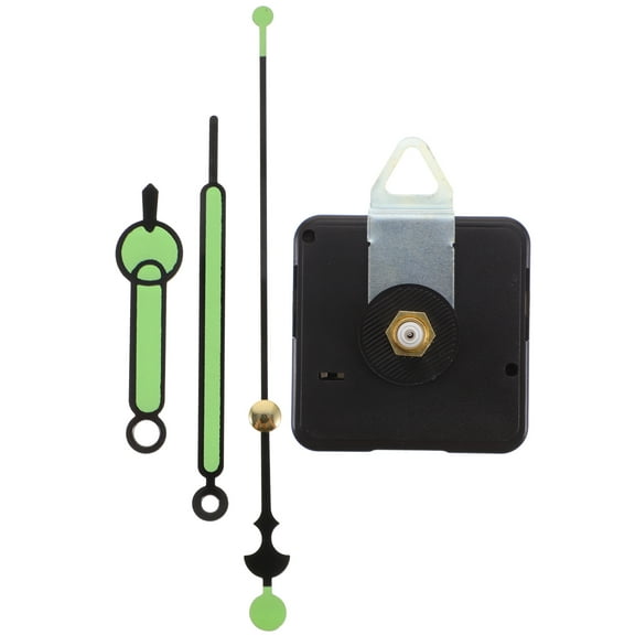 FONDOTIN Quartz Clock Movement with Glow-in-the-Dark Hands, Plastic Mechanism for Home Decor and Clock Projects