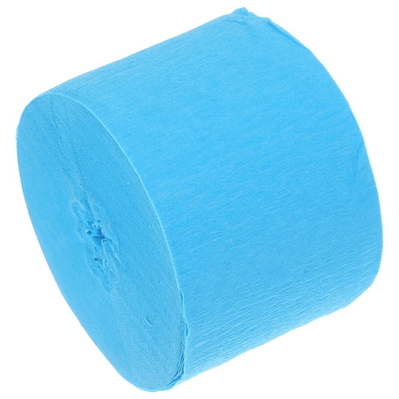 FONDOTIN Paper Streamer Crepe Paper Sky-blue 1Pcs