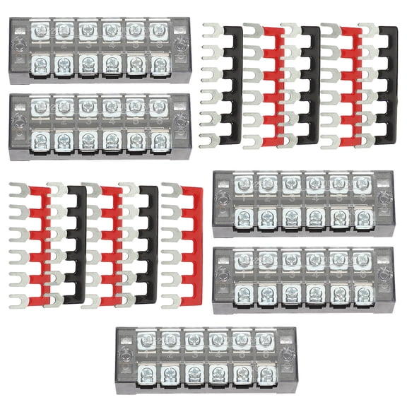 FONDOTIN 1Set Screw Terminal Block for Organized Car Electrical Wiring