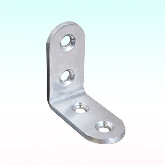 FONDOTIN Corner Connector Brace Silver 1Pack Reinforcing Shelf Bracket