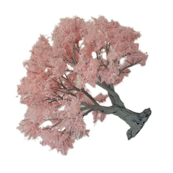 FONDOTIN Decorative Tree Model Pink Iron Wire 1Pcs