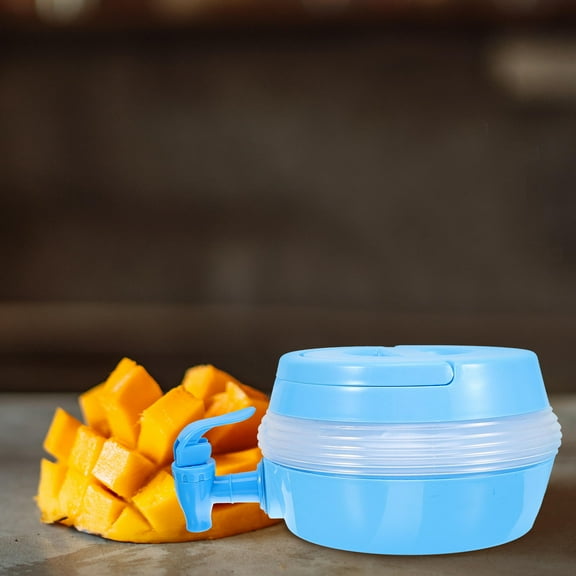 FONDOTIN 1Set Square Juice Dispenser for Fridge 6.9x6.9x4.3in