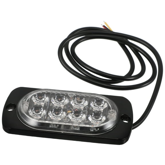 FONDOTIN warning lights for vehicles Truck Warning Light Aluminum Yellow Utility Vehicle 1Pack