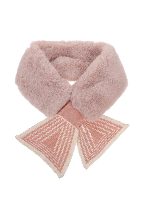 Women Neck Scarf Warm Knitted Scarf 1Set for Running in Winter