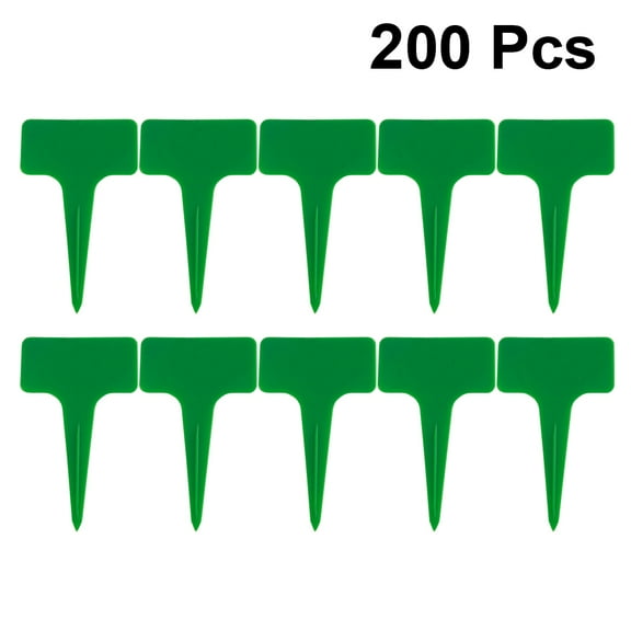 FONDOTIN 200Pcs T Shaped Bonsai Pot Recognizer for Gardening Use in 6x10in Size