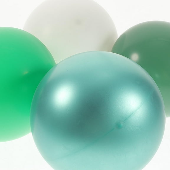 FONDOTIN 20Pcs Jungle Balloon Garland Kit, Latex Balloons in Avocado Green for Photo Background and Party Decoration