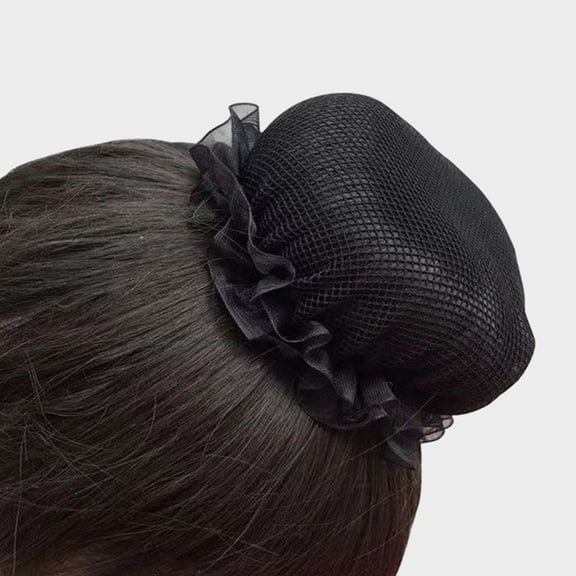 FONDOTIN 20pcs ce Bun Hair Net Stretchable Covers for Women Performance