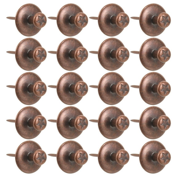 FONDOTIN 20Pcs Push Pin for Hanging Pictures Zinc Alloy Simple and Stylish Home Decor