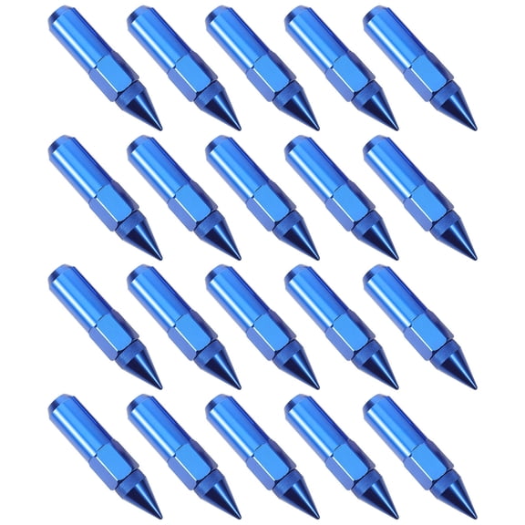 FONDOTIN Wheel Lug Covers Durability Blue 20pcs