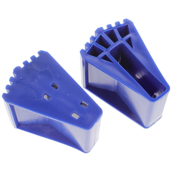 FONDOTIN 2Pcs Anti-slip Ladder Tips Ladder Feet Covers PVC Blue Thicken Design for Home Users