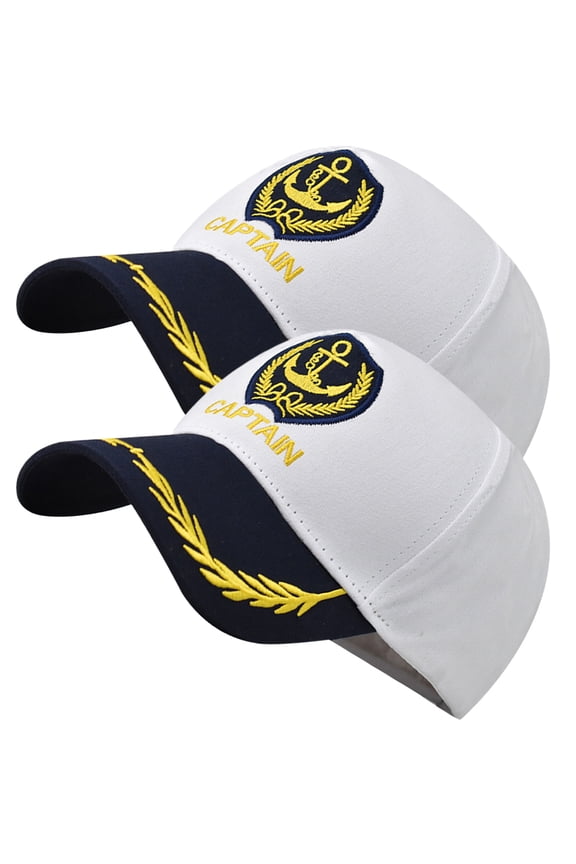 2Pcs Baseball Style Protective Hat Adjustable Cotton Beach Vacation Sports